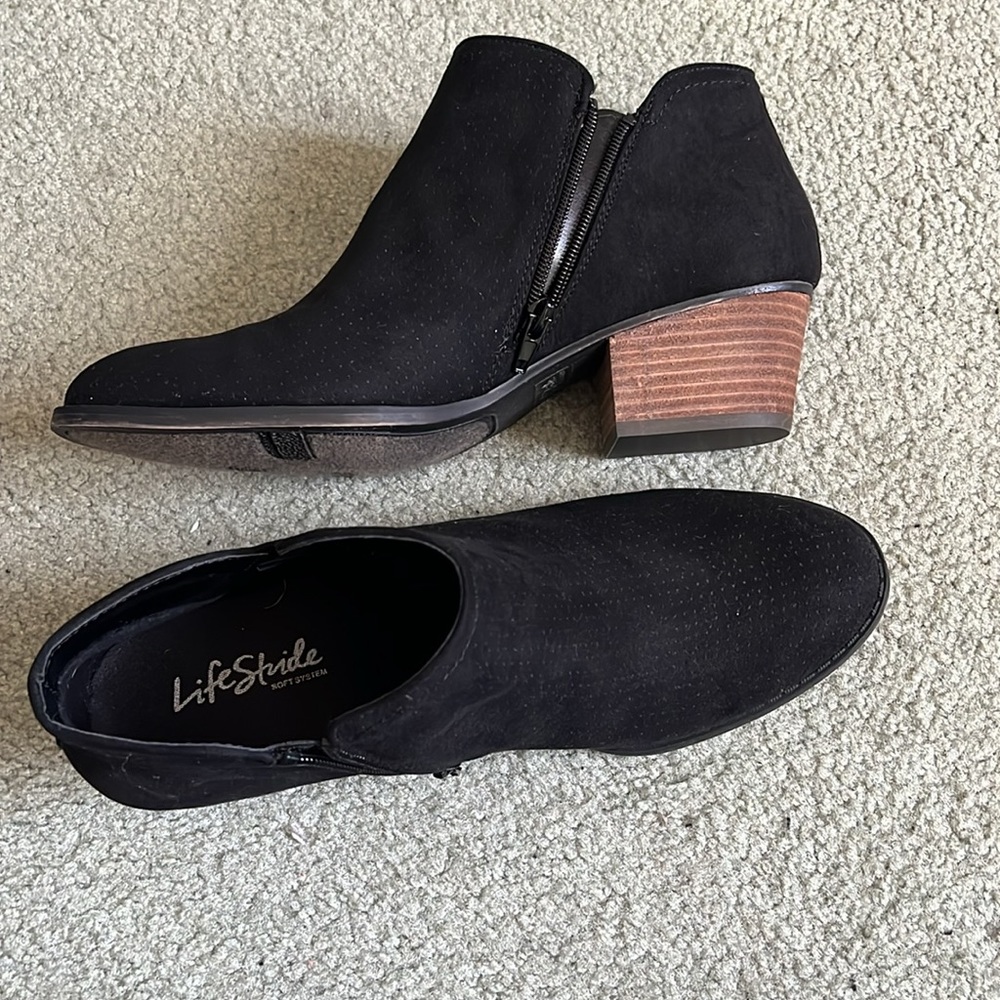 Life Stride black booties - Picture 2 of 3